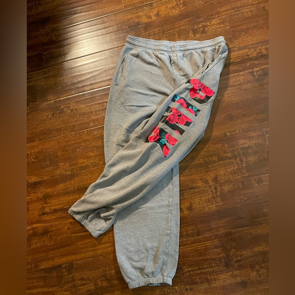 Pink sweat pants!
